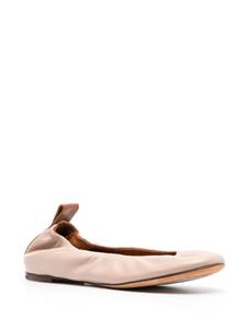 Lanvin Leren ballerina's - Roze