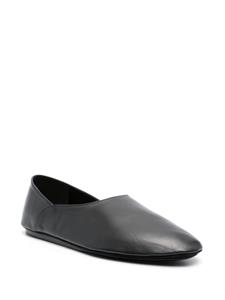 Jil Sander two-panel leather ballerina flats - Zwart