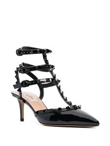 Valentino Rockstud pumps met puntige neus - Zwart