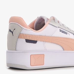 Puma Carina Street kinder sneakers wit/roze