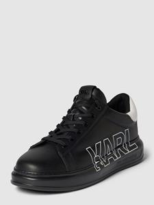 Karl Lagerfeld Sneakers van leer met labelprint