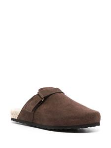 Manebi round-toe suede espadrilles - Bruin