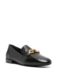 Tory Burch Jessa Horsehead-detail leather loafers - Zwart