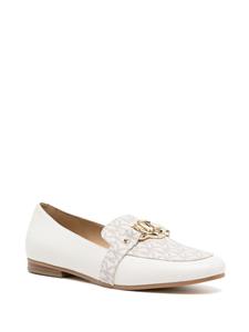 Michael Kors Rory logo-plaque loafers - Beige