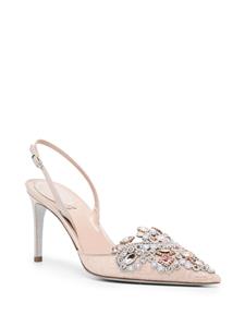 René Caovilla Veneziana slingback pumps - Roze