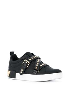 DKNY Sneakers met gesp - Zwart