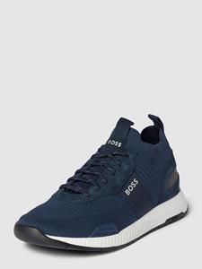 Boss Sneakers van leermix, model 'Titanium'