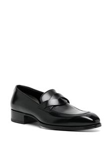 TOM FORD leather loafers - Zwart