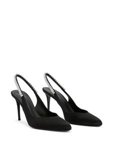 Giuseppe Zanotti Rachyl leren pumps - Zwart