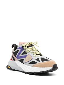Philippe Model Paris logo-patch panelled-design sneakers - Zwart