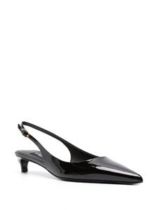 Dolce & Gabbana patent slingback pumps - Zwart