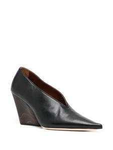 Rejina Pyo pointed-toe leather pumps - Zwart