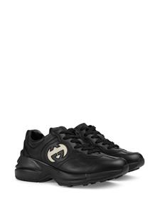 Gucci Rhyton leren sneakers - Zwart