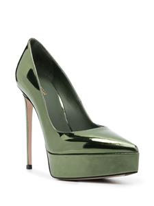 Le Silla Uma 130mm pointed-toe pumps - Groen