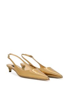 Dolce & Gabbana Lollo 30mm leather pumps - Goud