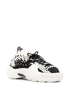 Lanvin Flash-X crochet-knit sneakers - Beige