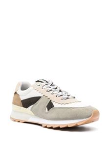Bimba y Lola logo-embossed leather sneakers - Groen