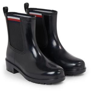 Tommy Hilfiger Chelsea-boots CORPORATE ELASTIC RAINBOOT met stretchinzet aan beide zijden