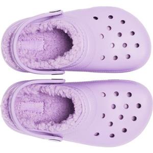 Crocs Pantoffels Classic Lined Clog K winterlaars, pantoffel, huisschoen met kantelbare hielriem