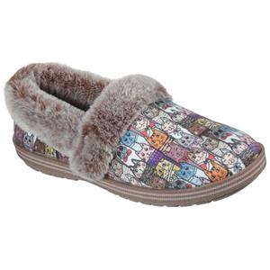 Skechers Pantoffels TOO COZY CHIC CAT met grappige poezenprint