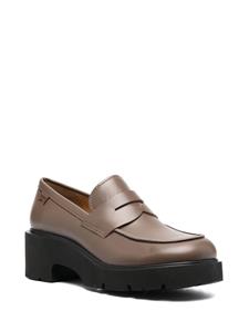 Camper Milah loafers met chunky zool - Bruin