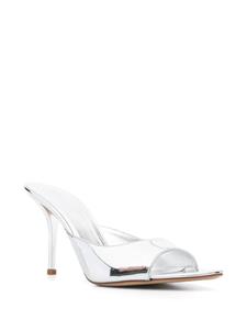 GIABORGHINI x Pernille Teisbaek Perni 100mm mules - Zilver