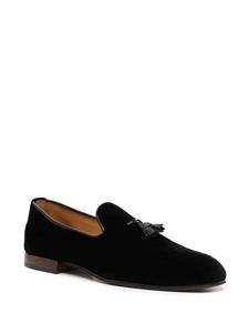 tomford TOM FORD Nicolas fluwelen loafers - Zwart