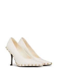 Valentino Rockstud leather pumps - Wit