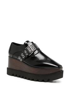 Stella McCartney buckle-detail platform sneakers - Zwart