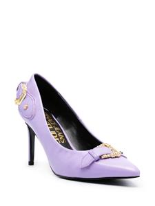 Versace Baroque-buckle 90mm stiletto pumps - Paars