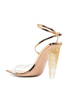 Gianvito Rossi Odyssey pumps verfraaid met glitter - Goud