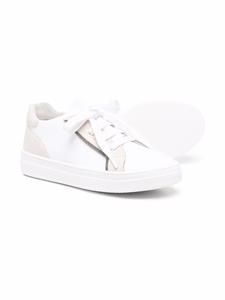 Brunello Cucinelli Kids Monili sneakers met vlakken - Wit