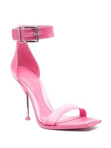 Alexander McQueen Satijnen sandalen - Roze