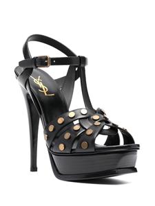 Saint Laurent Tribute sandalen met studs - Zwart