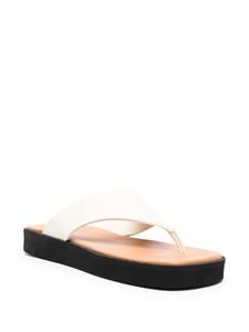 By Malene Birger Leren sandalen - Beige