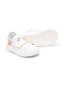 Monnalisa Sneakers met klittenband - Wit