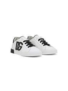 Dolce & Gabbana Kids Portofino low-top sneakers - Wit