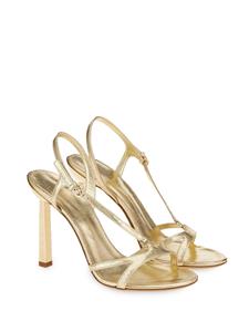 Ferragamo Gancini 105 metallic sandalen - Goud