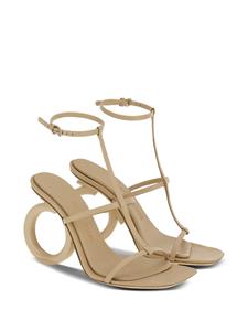 Ferragamo Aglalia X5 bewerkte sandalen - Beige