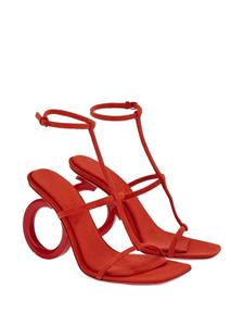 Ferragamo Aglalia X5 sandalen met hak - Rood