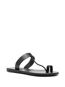 Ancient Greek Sandals Melpomeni sandalen - Zwart