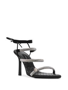 Philipp Plein Sandalen met bandjes - Zwart