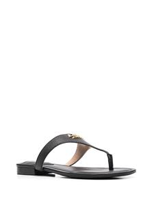 Lauren Ralph Lauren Leren sandalen - Zwart