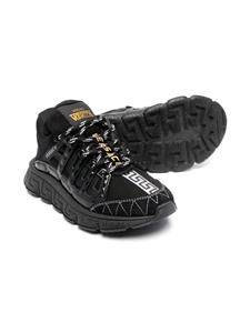 Versace Kids Sneakers met Greca-logo - Zwart
