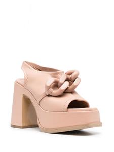 Stella McCartney Sandalen met blokhak - Roze