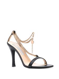 Stella McCartney Stella metallic sandalen - Zwart