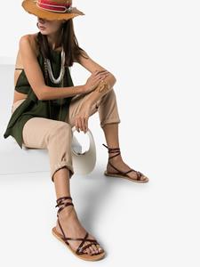 Ancient Greek Sandals Leren sandalen - Bruin