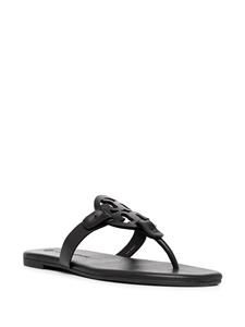 Tory Burch Miller leren sandalen - Zwart