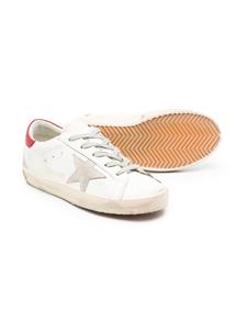 Golden Goose Kids Super-star low-top sneakers - Wit