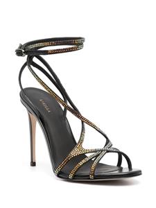 Le Silla Belen sandalen verfraaid met stras - Zwart